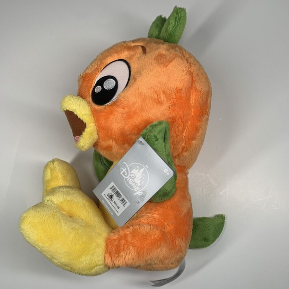 Disney Parks Scented Florida Orange Bird Big Feet Plush Toy 10” - Picture 4 of 6